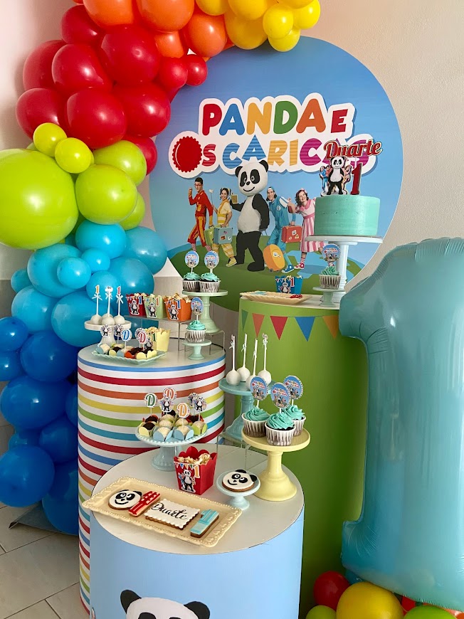 140 ideias de Panda e caricas  panda, festa de aniversário do