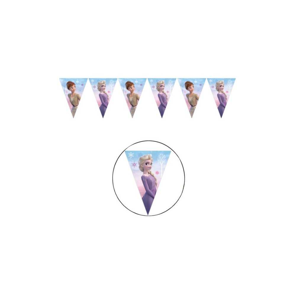 Bandeirinha Triangular Frozen