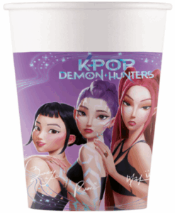 8 Copos 200ml KPop Demon Hunters