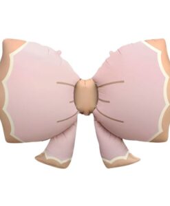 Balão metalizado Godan com laço rosa