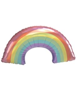 Balão Forma Arcoiris Pastel Iridiscente