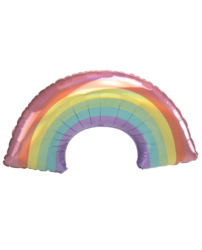 Balão Forma Arcoiris Pastel Iridiscente